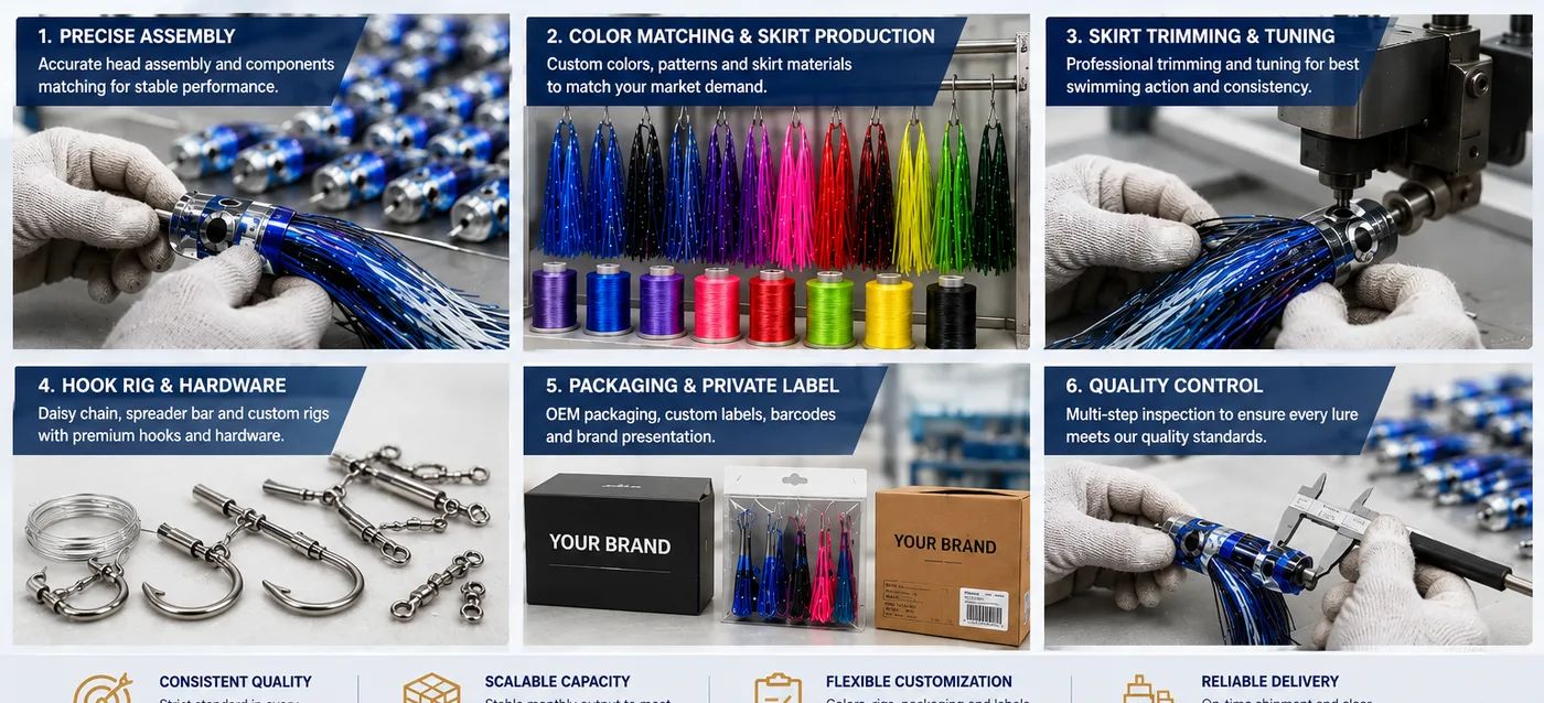 Trolling lure manufacturing capability
